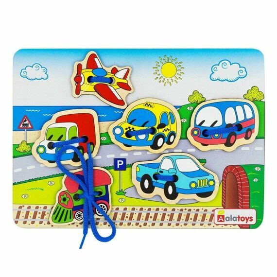 Игра шнуровка "Транспорт"